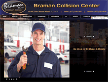 Tablet Screenshot of bramancollisioncenter.com